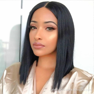 Lace Frontal Wigs Human Hair HD Transparent Lace Short Bob PiXie Cut Wigs Front Wig With Baby Hair For Black Women